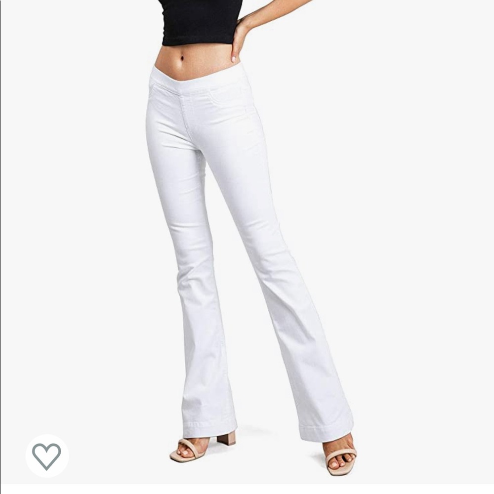Cello white skinny Jean flares Small
